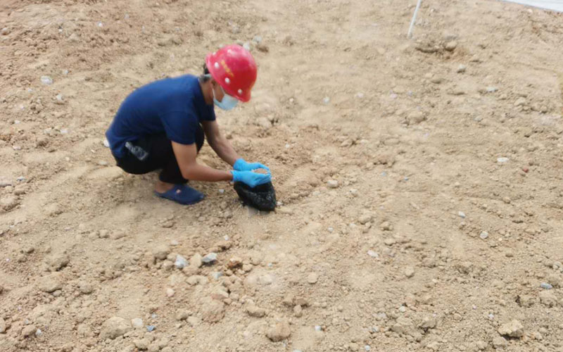 三亞迎賓路建筑大樓土壤檢測